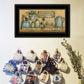 Country Kitchen 7 Black Framed Print Kitchen Wall Art