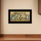 Country Kitchen 7 Black Framed Print Kitchen Wall Art