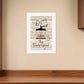 Enjoy the Daily Grind 1 White Framed Print Kitchen Wall Art