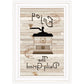 Enjoy the Daily Grind 1 White Framed Print Kitchen Wall Art