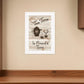 Tea Time is Friends Time 1 White Framed Print Kitchen Wall Art
