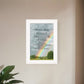 Rainbow Bridge 1 White Framed Print Wall Art