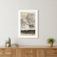 Live Your Dreams White Framed Print Wall Art