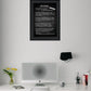 Life Lessons 1 Black Framed Print Wall Art