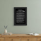 Life Lessons 1 Black Framed Print Wall Art