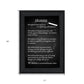 Life Lessons 1 Black Framed Print Wall Art