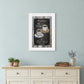 Sit Long Talk Much Chalkboard Framed 1 White Framed Print Wall Art