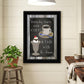 Everyday Starts with Coffee Chalkboard Framed 2 Black Framed Print Kitchen Wall Art