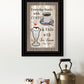 Everyday Starts with Coffee 2 Black Framed Print Wall Art