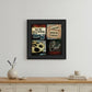 At the Movies I 2 Black Framed Print Wall Art