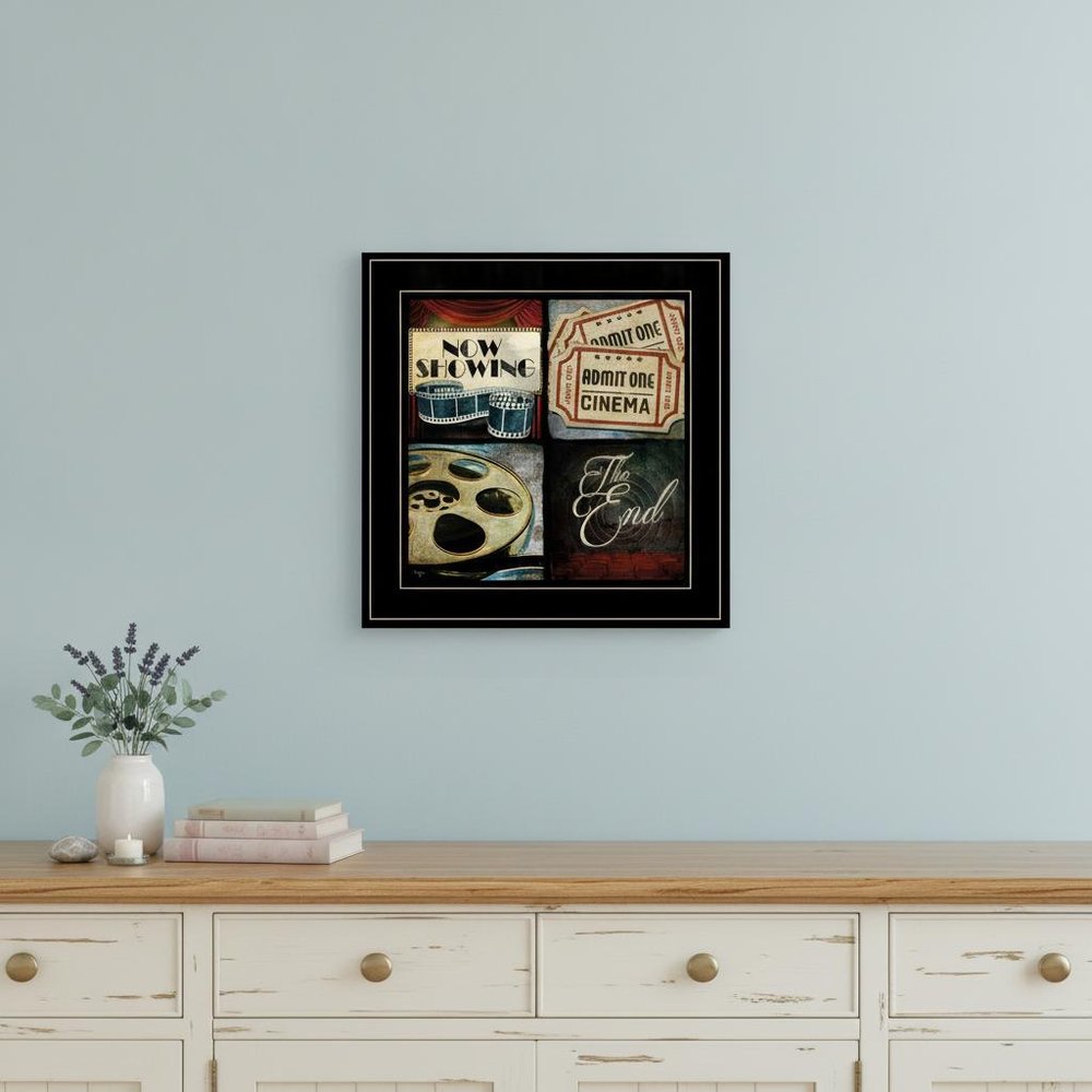 At The Movies I 3 Black Framed Print Wall Art