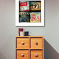 At The Movies 3 White Framed Print Wall Art