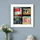 At The Movies 3 White Framed Print Wall Art