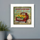 Sunflowers from the Farm 2 White Framed Print Wall Art