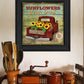 Sunflowers from the Farm 3 Black Framed Print Wall Art