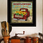 Sunflowers from the Farm 4 Black Framed Print Wall Art
