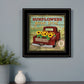 Sunflowers from the Farm 4 Black Framed Print Wall Art