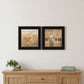 Set Of Two Music 2 Black Framed Print Wall Art
