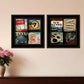 Set Of Two At The Movies Black Framed Print Wall Art