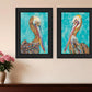 Set Of Two Pelicans 2 Black Framed Print Wall Art