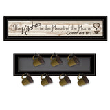 Set Of Two Kitchen Print and Mug Rack Kitchen Wall Art