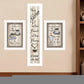 Set Of Three Come On In White Framed Print Kitchen Wall Art