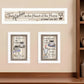 Set Of Three Kitchen Come In White Framed Print Kitchen Wall Art