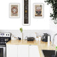 Set Of Three The Primitive Kitchen White Framed Print Kitchen Wall Art