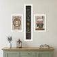 Set Of Three The Primitive Kitchen White Framed Print Kitchen Wall Art