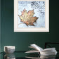 Channeling Fall 1 White Framed Print Wall Art