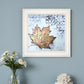 Channeling Fall 1 White Framed Print Wall Art