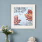 Channeling Fall 3 White Framed Print Wall Art
