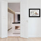 Home for Christmas Black Framed Print Wall Art