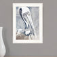 Pelican 1 White Framed Print Kitchen Wall Art