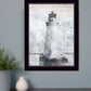 Lighthouse 3 Black Framed Print Wall Art