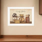 Country Kitchen White Framed Print Kitchen Wall Art