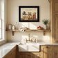 Country Kitchen 10 Black Framed Print Kitchen Wall Art