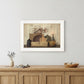 Count your Blessing 1 White Framed Print Wall Art