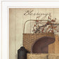Count your Blessing 1 White Framed Print Wall Art