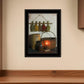 Dried Flower 1 Black Framed Print Wall Art