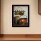 Dried Flower 2 Black Framed Print Wall Art