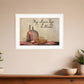 May All Your Days be Blessed Collection White Framed Print Wall Art