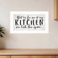 We lick the Spoon 1 White Framed Print Kitchen Wall Art