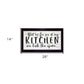 We lick the Spoon 3 Black Framed Print Kitchen Wall Art