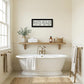 Bath Rules 2 Black Framed Print Bathroom Wall Art