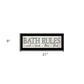 Bath Rules 2 Black Framed Print Bathroom Wall Art