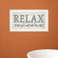 Relax 3 White Framed Print Bathroom Wall Art