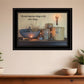The Most Important Things Black Framed Print Wall Art
