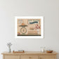 Hot Bath 16 White Framed Print Bathroom Wall Art