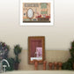 Country Bath 11 White Framed Print Bathroom Wall Art